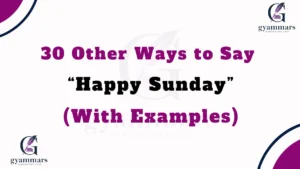 “Happy Sunday”