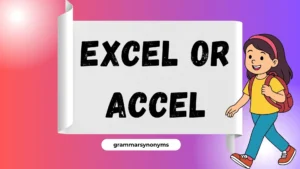 Excel or Accel