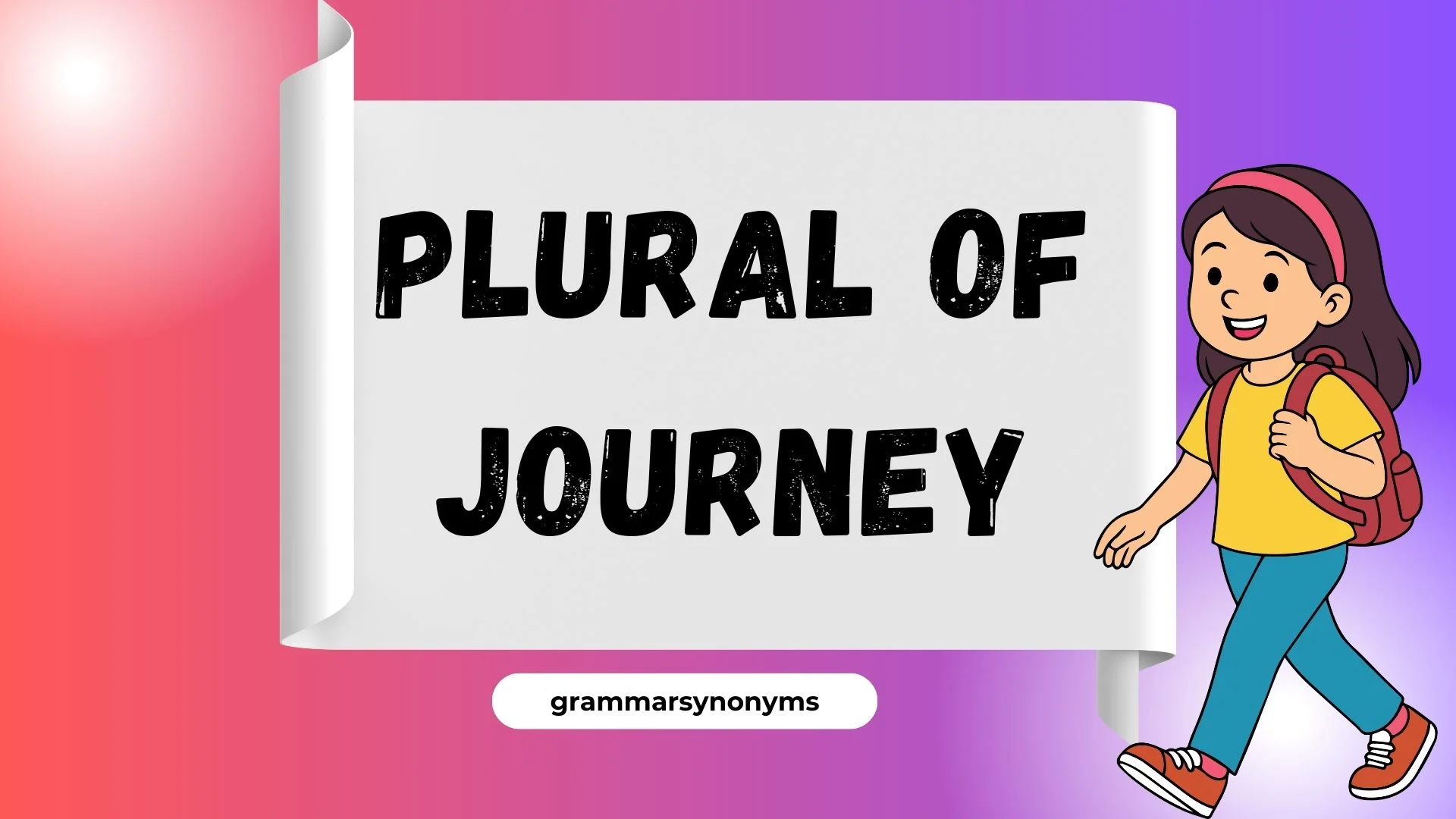 Plural of Journey